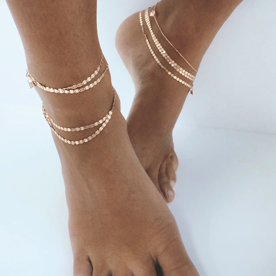 Skin Tattoo Ankle bracelet
