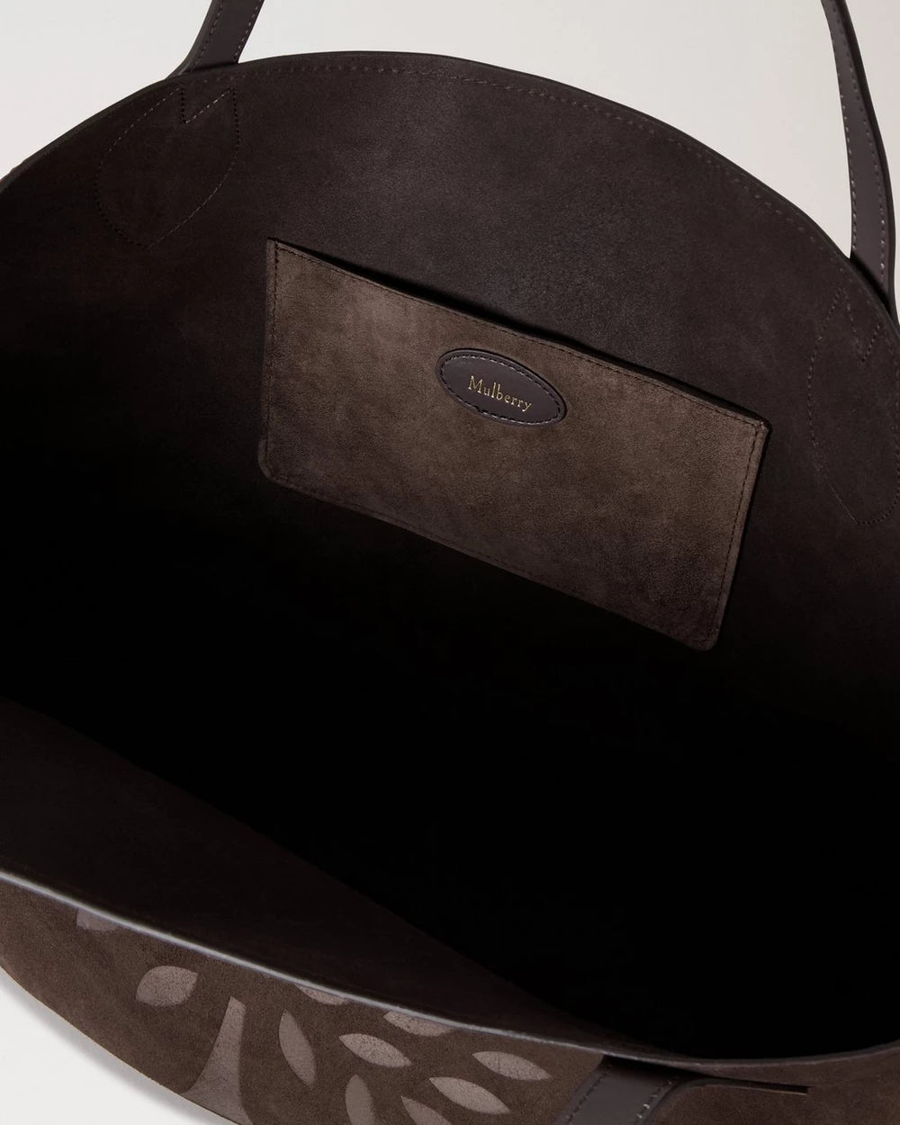 Suede Tree Tote